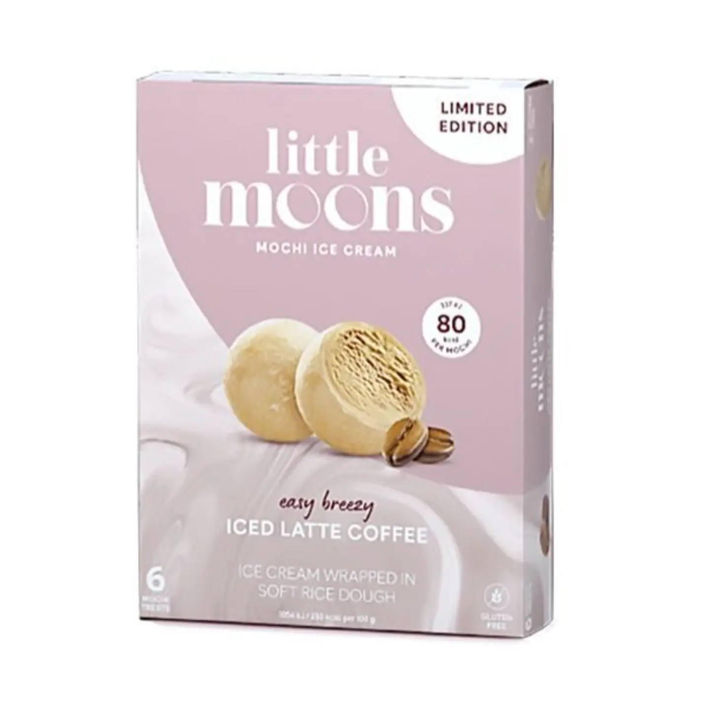 Buy Little Moons Iced Latte Coffee Mochi 192g in Saudi Arabia