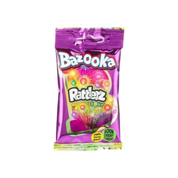 Bazooka Rattlerz Sour Fruit Chewz 40g
