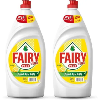 Fairy Plus Dishwashing Liquid Soap 2x800ml