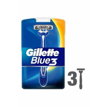 Gillette Blue3 Men's Disposable Razors 3 Pieces