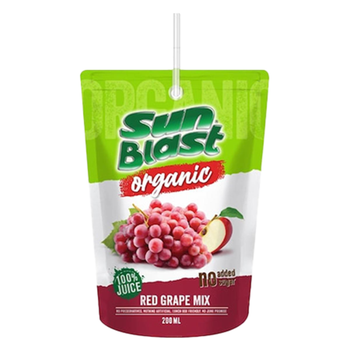 Sun Blast Organic Red Grape Juice 200ml