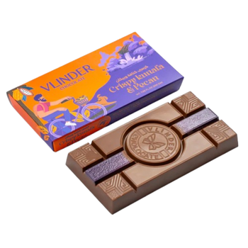 Vlinder Crispy Kunafa & Pecan Chocolate Bar 240g