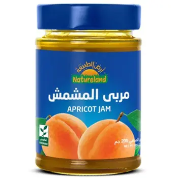 Natureland Organic Apricot Jam 200g