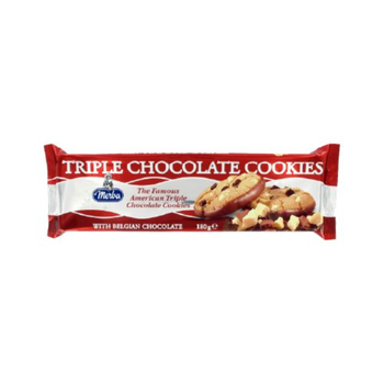 Merba Cookies Triple Chocolate 180g