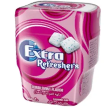 Extra Refreshers BubbleMint Gum 30 Pieces