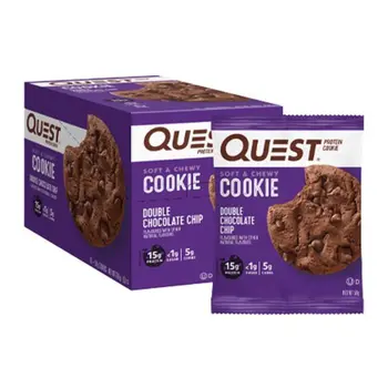 Quest Double Chocolate Chip Protein Cookies 12x708g