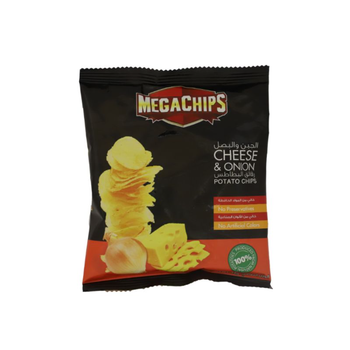 Mega Cheese & Onion Potato Chips 13g