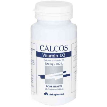 Calcos Vitamin D3 Chewable Tablets 60 Count