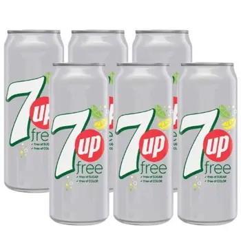 7Up Zero Sugar-Free Beverage 6x325ml