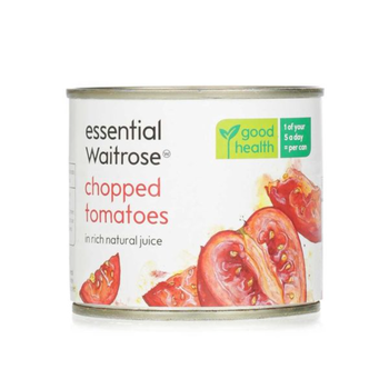 Waitrose Essential Chopped Tomatoes 227g