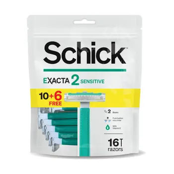 Schick Exacta 2 Disposable Razors 16 Pieces