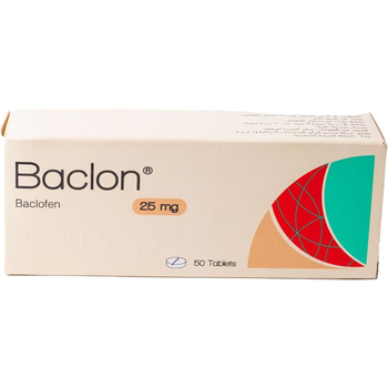 Baclofen Tablets 25mg 50 Count