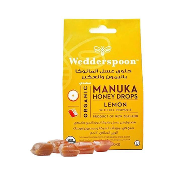 Wedderspoon Lemon Manuka Honey Lozenges 120g