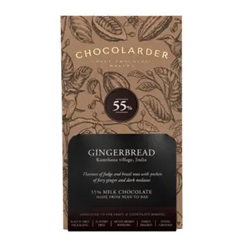 Chocolarder Gingerbread Milk Chocolate Bar 70g
