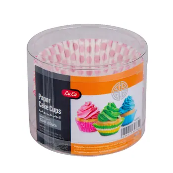 Lulu Pink Polka Dot Paper Cake Cups 100 Pieces