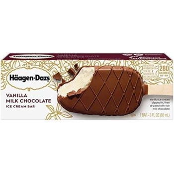 Häagen-Dazs Vanilla Milk Chocolate Ice Cream Bar 80ml