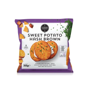 Strong Roots Frozen Sweet Potato Hash Brown, 350g