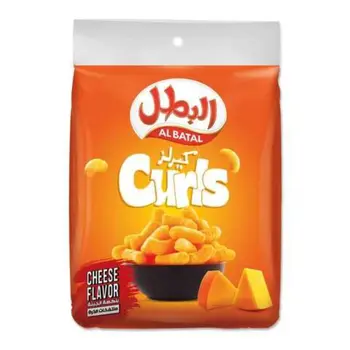 Al Batal Cheese Flavor Curls 20×15g