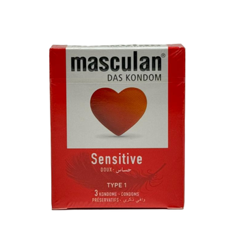 ماسكولان كاندوم سينسيتيف 3قطع