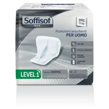 Sofy Incontinence Pads for Men 12 Pieces