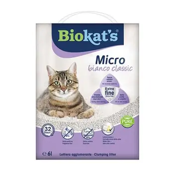 Biokats Micro Fragrance-Free Clumping Litter 6L