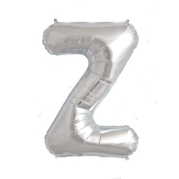 Silver Letter Z Balloon Large Size 40