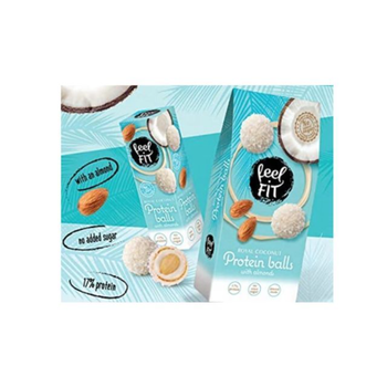 فيل فت كرات البروتين مغلفة بجوز الهند 66غ