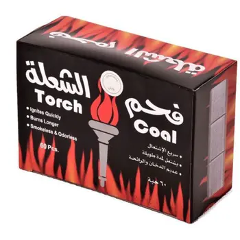 Torch Charcoal Smokeless Odorless 60 Pieces