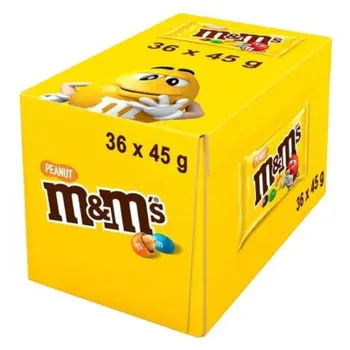M&M's Peanut Candy 36x45g Pack