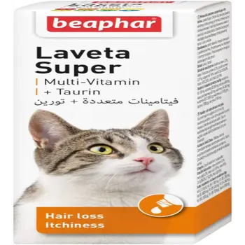 بيفار غذاء تكميلي للقطط للبشرة الحساسة بالفيتامينات المتعددة والتوراين لتساقط الشعر والحكة 50 مل