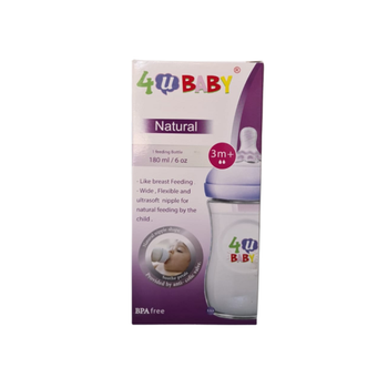 4 U BABY Natural BPA-Free Baby Bottle 180ml