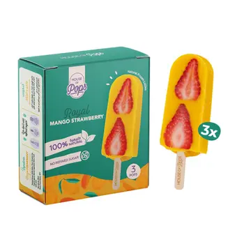 House of Pops Royal Mango Strawberry 3x80Ml