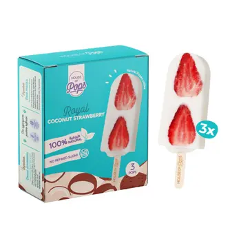 House of Pops Royal Coconut Strawberry 3x80Ml