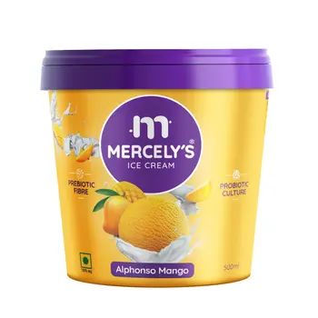 Mercely'S Alphonso Mango Ice Cream 500Ml