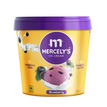Mercely'S Premium Blueberry Ice Cream 500Ml