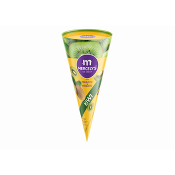 Mercely'S Fruit Filled Kiwi Cone Ice Cream 120Ml