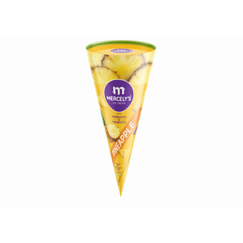 Mercely'S Fruit Filled Pineapple Cone Ice Cream 120Ml