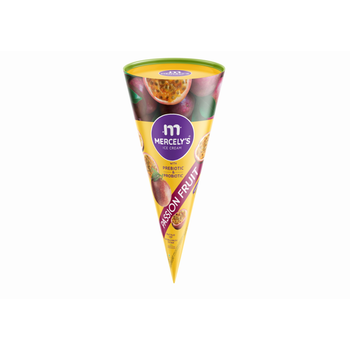 Mercely'S Fruit Filled Passion Fruit Cone Ice Cream 120Ml