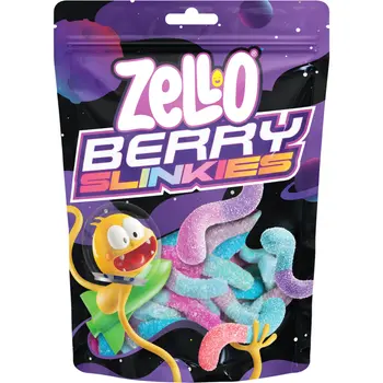 Zello Berry Slinkies Sour Mix Berries 80g