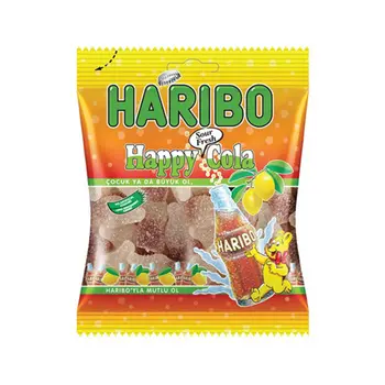 Haribo Happy Cola Sour Jelly Candy 160g