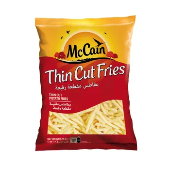 بطاطس مقطعة رفيعه ماكين 2.5كيلو