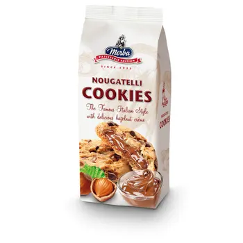 Merba Hazelnut Nougatelli Cookies 200g
