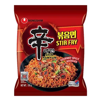 Nongshim Shin Ramyun Gourmet Spicy Stir Fry Noodles 131g