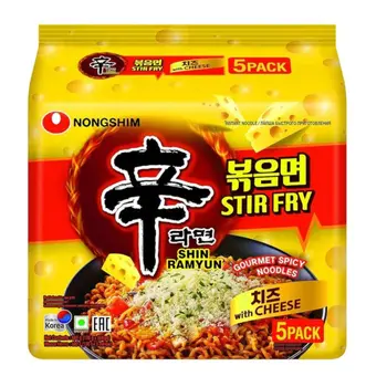 Nongshim Shin Ramyun Cheese Instant Noodles 5x136g