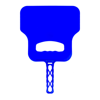 Blue Plastic BBQ Hand Fan