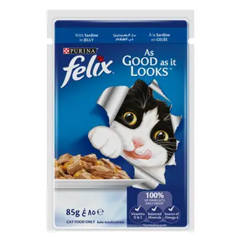 Purina Felix Sardine Adult Cat Food 85g