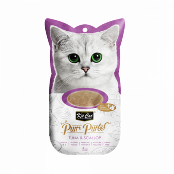 Kit Cat Tuna & Scallop Purr Puree 4x15g