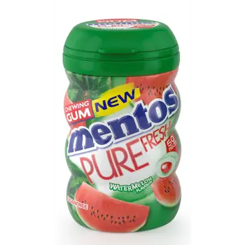 Mentos Pure Fresh Watermelon Sugar-Free Gum 50 Pieces