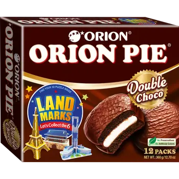 Orion Double Chocolate Pie 12x30g