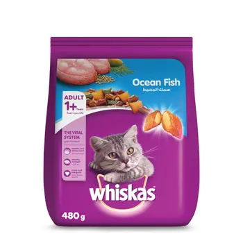 Whiskas Ocean Fish Adult Cat Food 480g